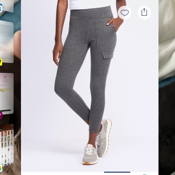 Threads 4 Thought Monica Cargo Hi-Rise Grey 7/8 Legging -Size M - Picture 2 of 2